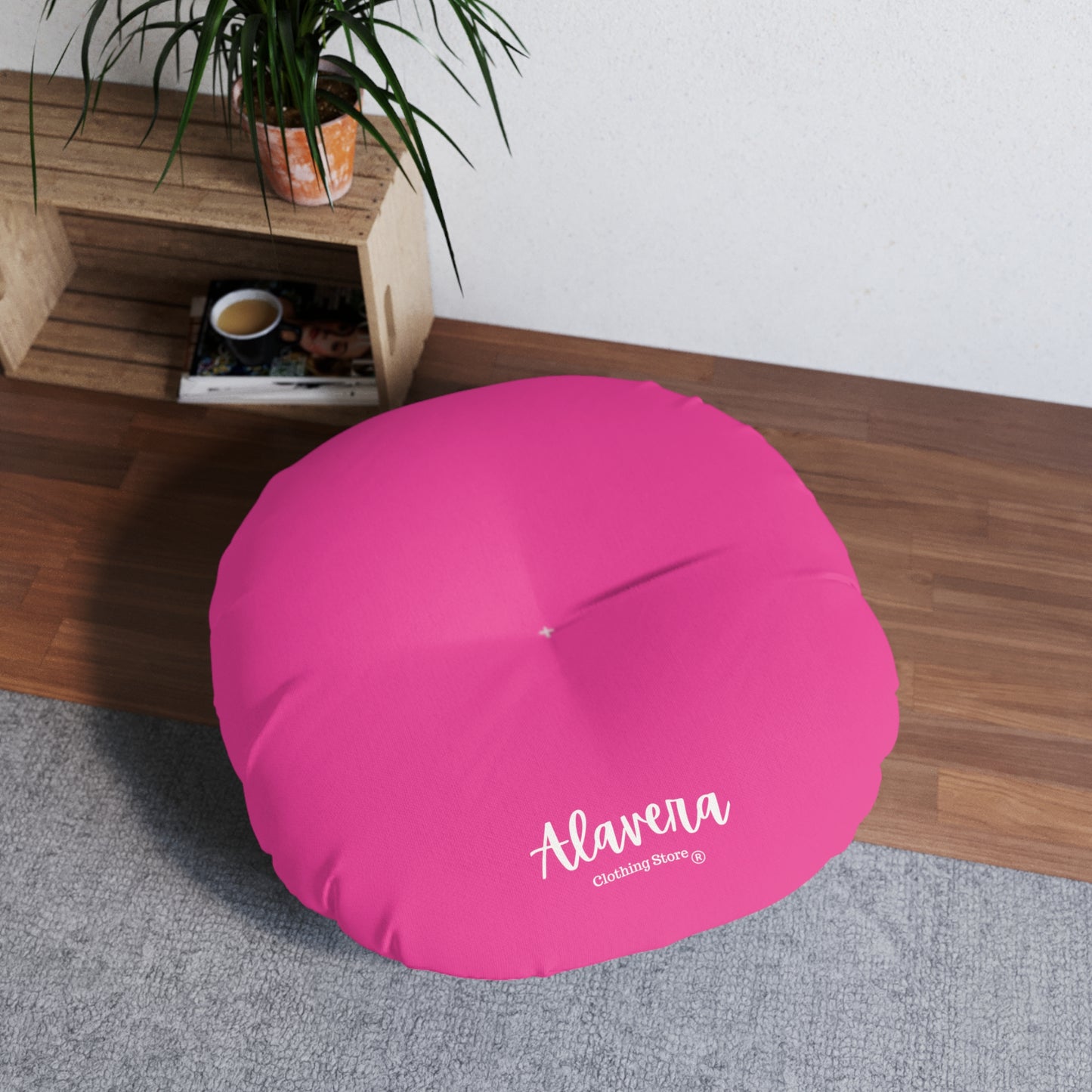 Tufted Floor Pillow, Round