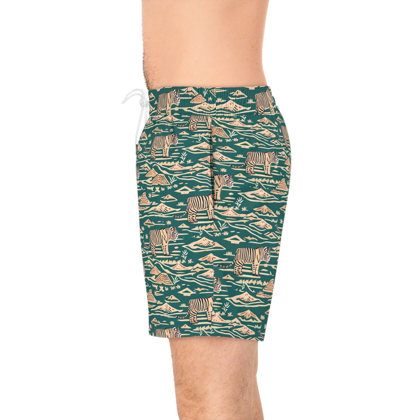 Men's Mid-Length Swim Shorts (AOP)