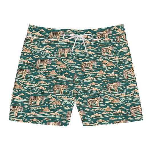 Men's Mid-Length Swim Shorts (AOP)